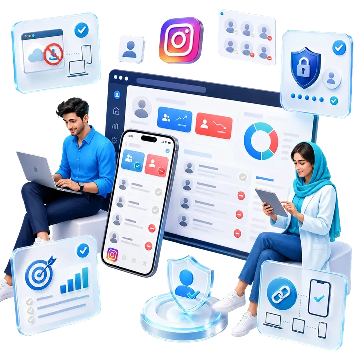 مدیریت فالوورها و شناسایی آنفالوهای اینستاگرام با آنفالویاب ایران وب