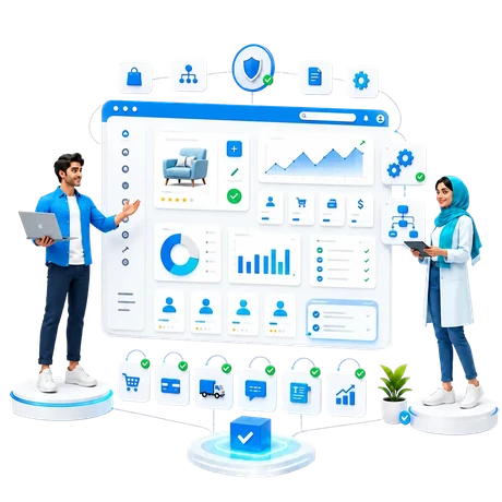 خدمات طراحی، مدیریت و توسعه فروشگاه اینترنتی ایران وب